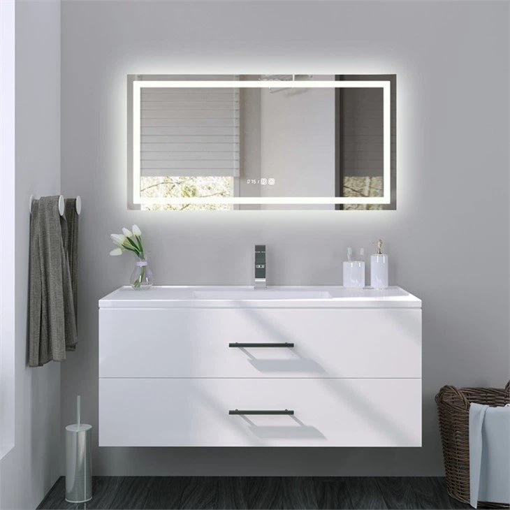 Led light bathroom mirror